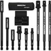 9-Piece Impact Socket Adapter Set, 1/4" 3/8" 1/2" Driver Socket