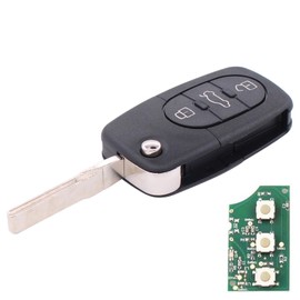 Doo Engy Flip Key Car Key Remote Control Transmitter Transmitter with Key Housing Milling for A3 8L A4 RS4 B5 8d A6 C5 4B A8 4D TT 8N 4D0837231A