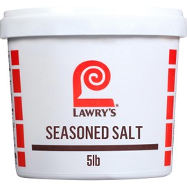 Lawrys Seasoned Salt, 5 lb - One 5 Pound Container of All-Purpose Seasoned Salt Made With Perfect Blend of Salt, Garlic, Turmeric, Celery, Paprika and Other Spices