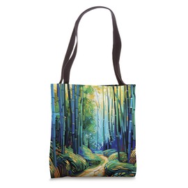 Bamboo Harmony A Chromatic Meditation in the Heart of Nature Tote Bag