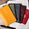 Boosters Minervaliscio Passport Case, Bi-fold, Leather, Genuine Leather, Men's, 5.5