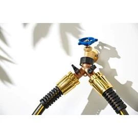 Orbit Brass Garden Hose Splitter Connector Convert One Faucet Into Two Outlets