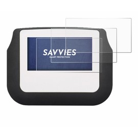 Savvies Pack of 6 Screen Protectors for Signotec Signature Pad Sigma Screen Protector Ultra Transparent