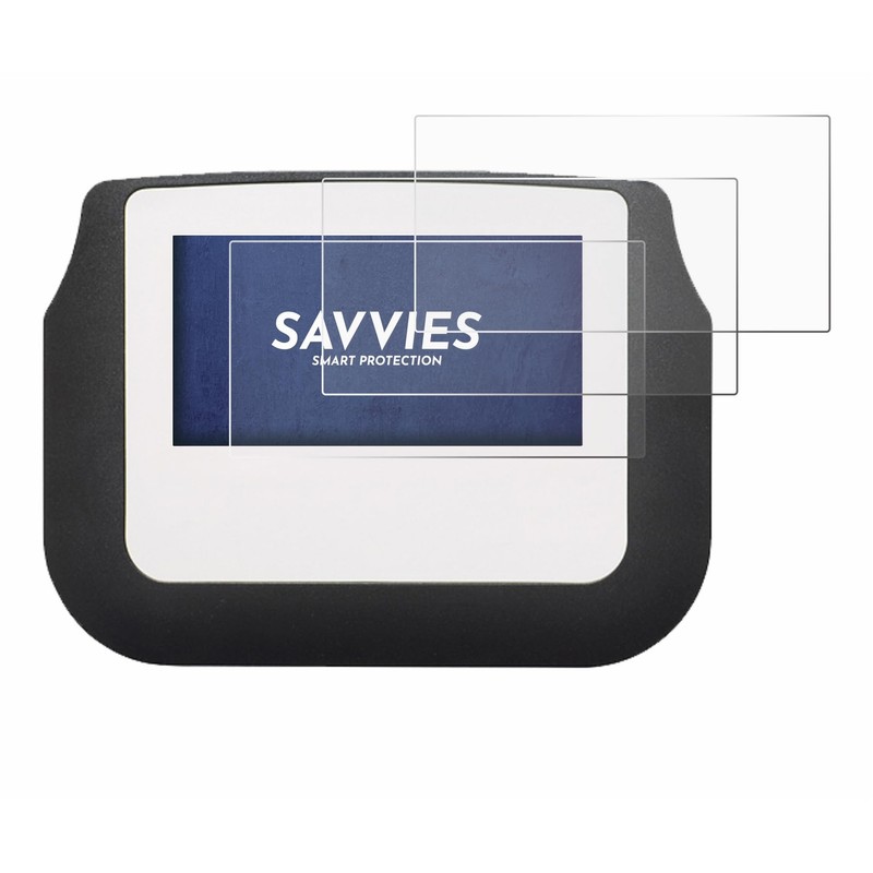 Savvies Pack of 6 Screen Protectors for Signotec Signature Pad