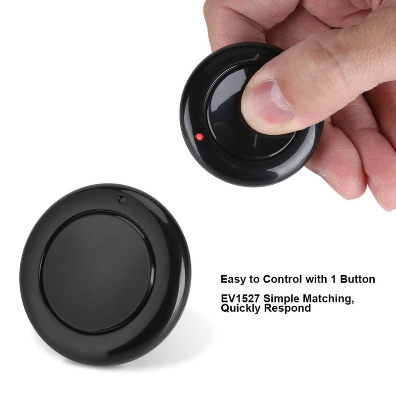 433MHz Wall Mounted Wireless Remote Transmitter, RF EV1527 Remote Control