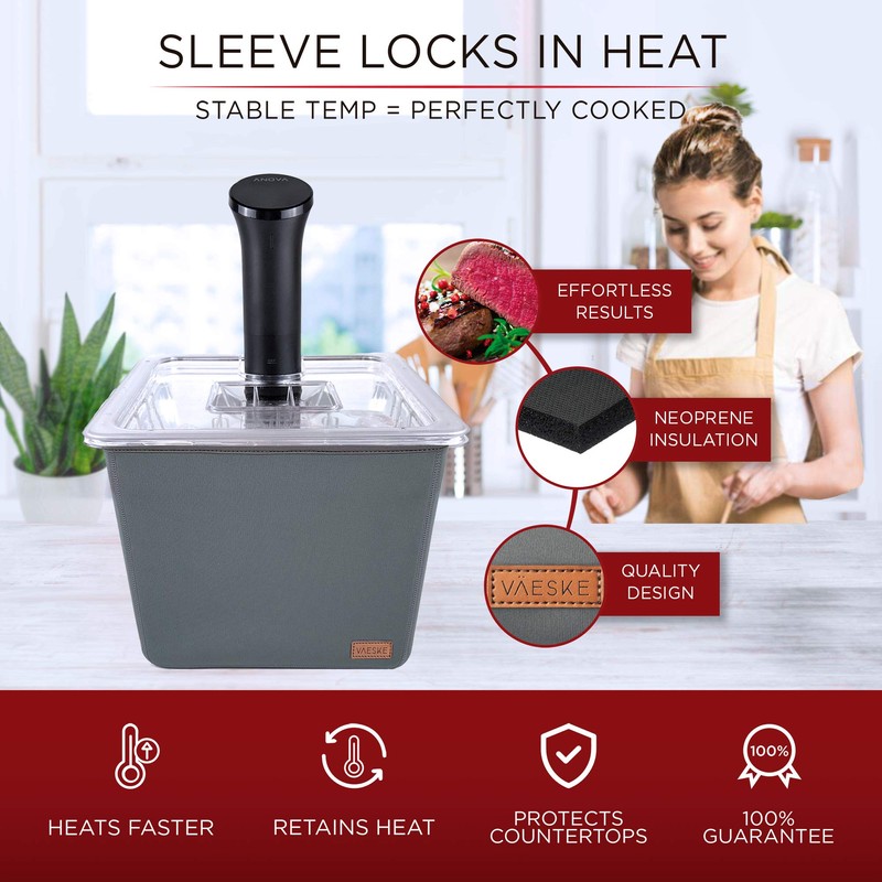 Väeske 12 + 26 QT Insulated Sous Vide Container Sets