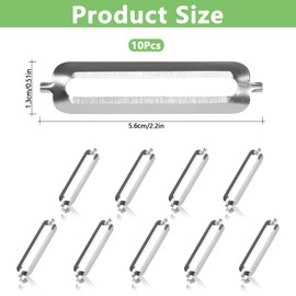 KATIMI Pack of 10 Peeler Replacement Blade, Robust Stainless Steel Peeler, Replacement Blades for Flat Grinding, Professional Peeler, for Turbo Peeler, Orange Peeler, Potato Peeler, Vegetable Peeler,