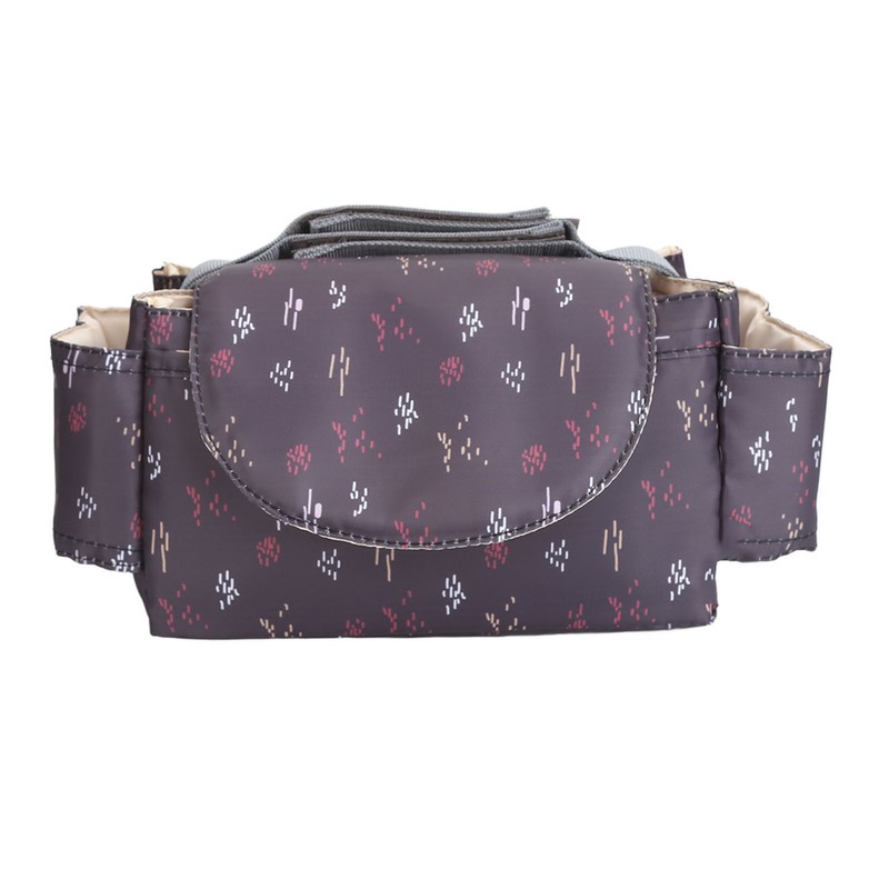 Universal Stroller Organizer with Insulated Cup Holder Phone Bag Waterproof