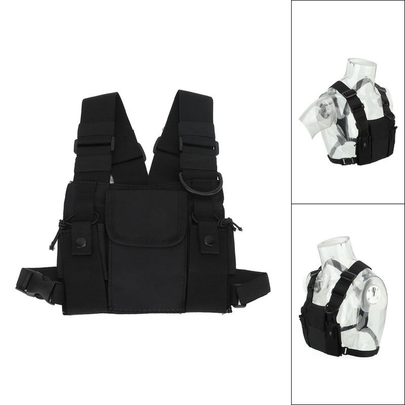 Multifunctional Chest Pack Front Chest Backpack Running Vest Bag for