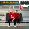 HOPERAN 23" 2pcs Heated Stadium Seats for Bleachers with Back