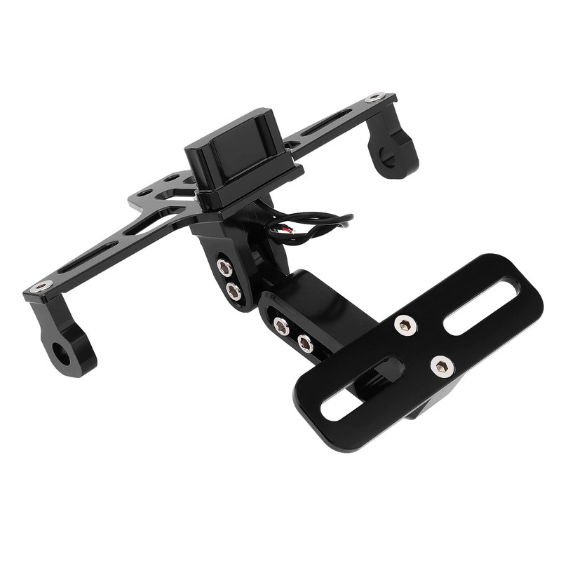 Windance Motorcycle License Plate Bracket,Universal Adjustable Fender Eliminator Kit, CNC