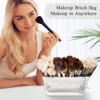 ROWNYEON Clear Makeup Case Toiletry Bag Multipurpose Travel Makeup Train