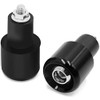 2 Pcs Aluminum Motorcycle Grips Handle Bar End Plug Small