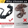 DELSWIN 2PCS 4.2" Heavy Duty Chain Link - 2500 LBS