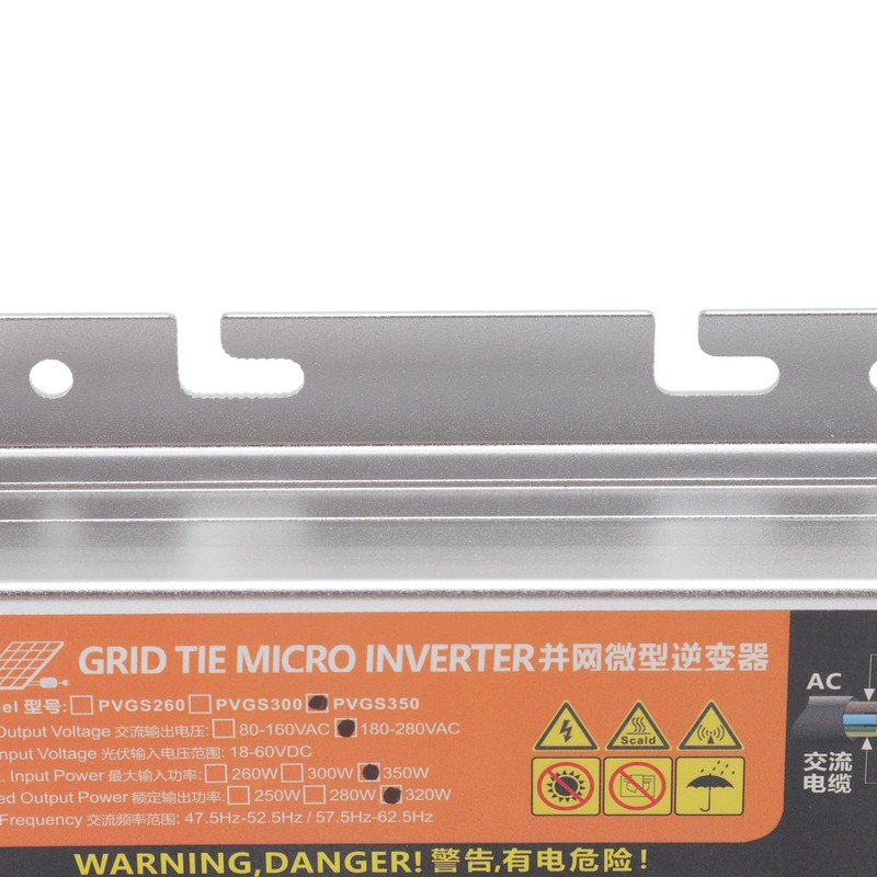 Solar Micro Inverter Grid Tie 18‑60V High Conversion Rate Waterproof