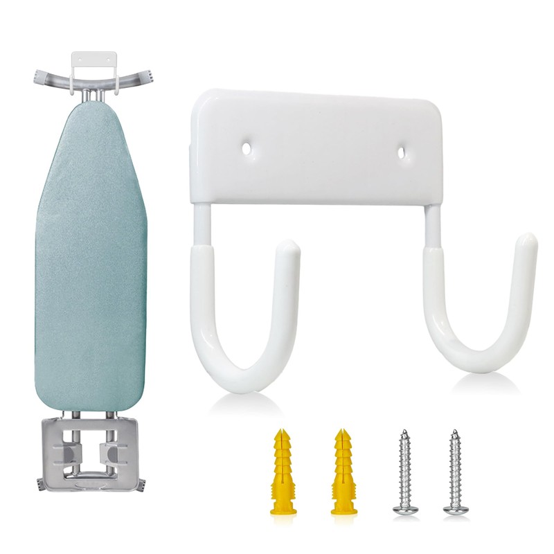 BiJun Ironing Board Hanger Wall Mount, Ironing Board Hanger with