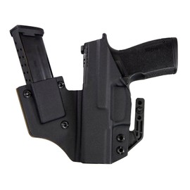 FDO Industries IWB Kydex Holster Compatible with Sig P365 X-Macro +1 Series w/Claw -Discreet Carry Concepts 1.5" Metal Monoblock Gear Clip - Made in USA- (Flat Dark Earth)