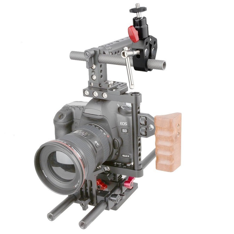 CAMVATE Super Clamp Articulated Mini Ball Head with 1/4"-20 Thread