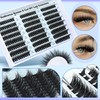 Goddvenus Lash Clusters Kit Wispy Lashes clusters Natural Fluffy Eyelashes