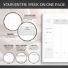 Weekly Hourly Planner Notepad, Daily Planner Desk Pad, Weekly Schedule,