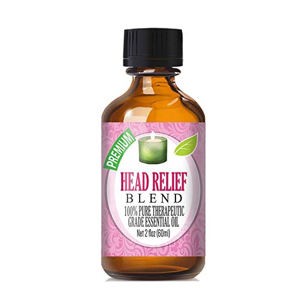 Head Relief Blend Essential Oil - 100% Pure Therapeutic Grade Head Relief Blend Oil - 60ml