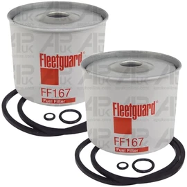 APUK 2x Fleetguard Fuel Filter Replacement for Case International IH 485 574 685 685XL Tractor