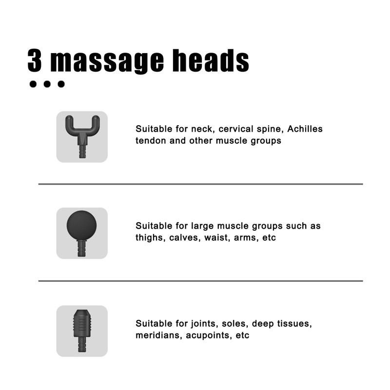 Mini Portable Electric Muscle Stimulator Body Relaxation Massager with 3