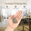 Hinge Wood Screws #9 x 2", 40 Pcs, 410 Stainless