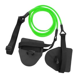 Laroal Widerstandsbänder, Armkrafttrainer, Schwimmkrafttrainer, Gürtel, Armübungsbänder für freies Schwimmen (Grün, 50 lb)