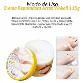 Crema Reparadora De Extracto De Arroz 99 Blanqueamiento                                                                                               