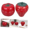 ULTECHNOVO 2pcs Cute Mechanical Kitchen Timer for Cooking Baking Strawberry
