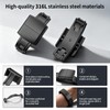 ULLCHRO FKM Rubber Watch Strap 20mm, Quick Release Watch Band