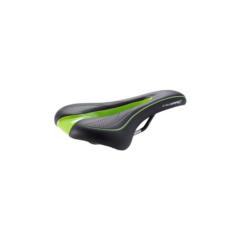 CYCLE PRO CP-SD3256 Bicycle Saddle, Perforated for Flow Comfort, 10.4