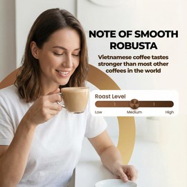 Vinacafe Instant Coffee Mix 3 in 1 (Pack of 1 | 20 Sachets Per Bag)