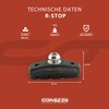 CONTEC Brake Shoe R-Stop, R-Brakes Medium Compound, Medium Hard Rubber