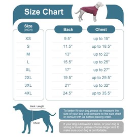 Lovelonglong Dog Sweater - Cold Weather Pullover for Small to Large Dogs, Violet, Autumn & Winter