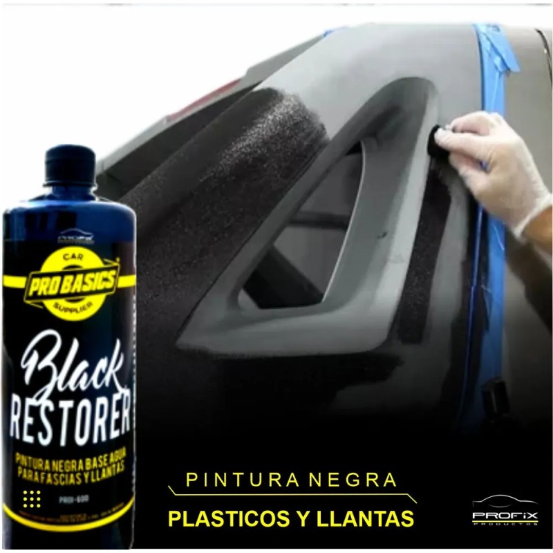 Restaurador De Plásticos Black Restorer Hasta 12 Meses 250ml