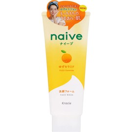 [Set of 4] Naive Facial Cleansing Foam (Yuzu Ceramide Blended), 4.6 oz (130 g)