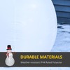HOMCOM 6ft Christmas Inflatables Outdoor Decorations Snowman, Blow-Up Yard Christmas