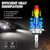 CHUSYYRAY 9005+H7 LED Headlight Bulb Combo Conversion Kit High Low