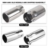 Car Exhaust Tailpipe, Modification Stainless Steel Exhaust Tailpipe (Flat)