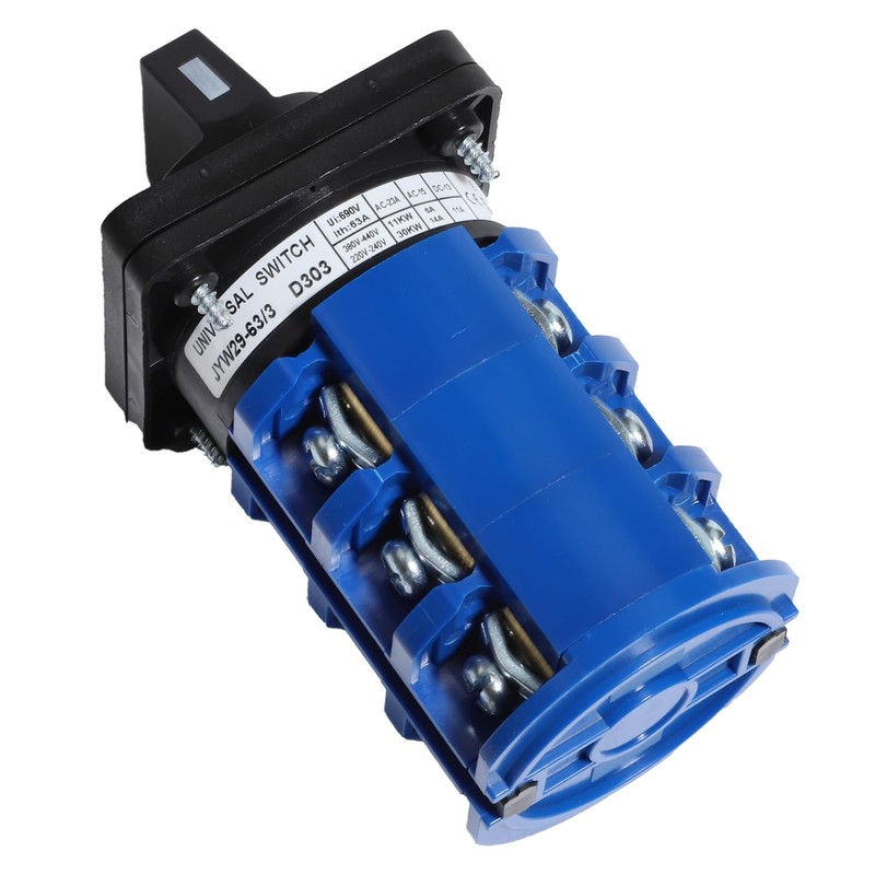 XINTAIHELE Universal Rotary Changeover Switch 690V 63A 3 Position 3
