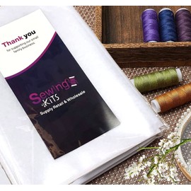 Interfacing Fabric Non-Woven Heavy Weight Fusible Iron On Interfacing Fabric 75cm Wide White for Sewing Craft UK Made (Heavy 10M)