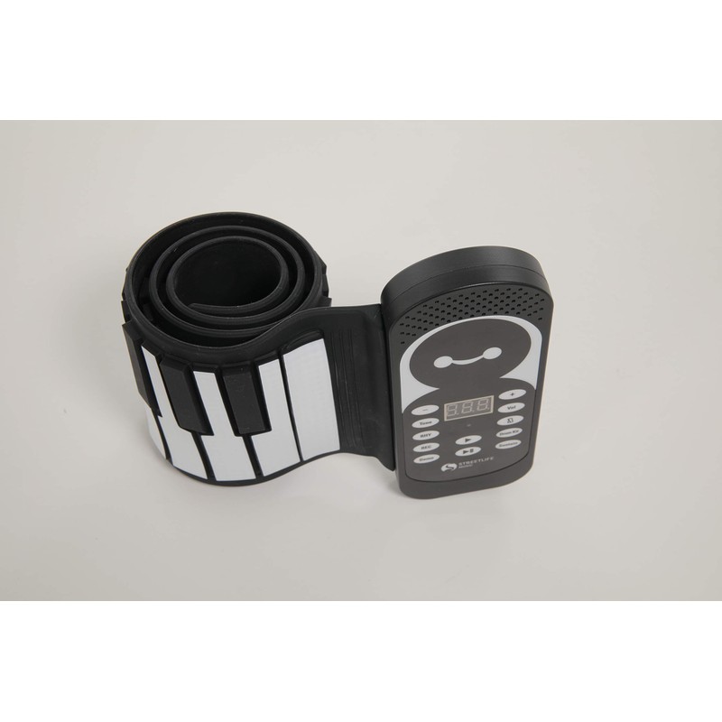 Modern Electronic Roll Piano 49 Keys Black