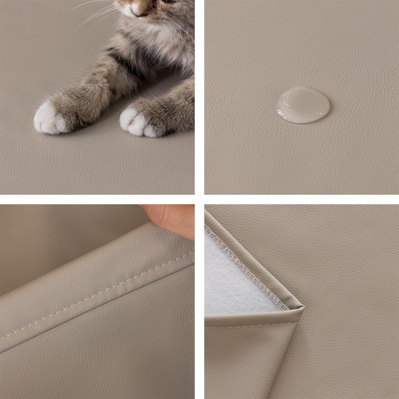 vctops Waterproof Thick PU Leather Sofa Covers for Sectional Sofa