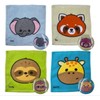 Animals Magic Flannel Giraffe Panda Elephant Sloth Kids Bath Face Cloth Travel Wash expanding Towel x 1