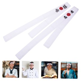 jojofuny 10pcs Reusable Japanese Karate Headband Breathable Chef Accessories for Men Comfortable Non-Slip Design for Karate Cooking and Sports Activities