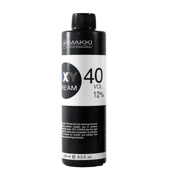 Makki Professional Oxy Cream Peroxide Developer 40 VOL(12 per cent) 250ml
