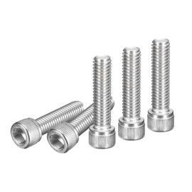 DTGN 3/8-16x1-1/2" Socket Head Cap Screws Bolts, 20Pcs 304 Stainless Steel 18-8, Machine Hex Socket Screw, Hex Drive, Bright Finish, UNC Coarse Thread Fully Threaded