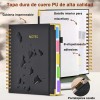Libreta Universitaria Cuaderno Profesional 5 Color 300 Hoja Color Negro